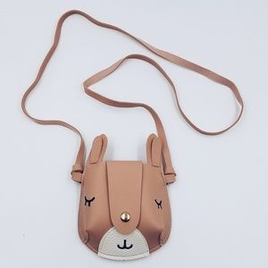 Toddler PU leather fox purse, coin messenger bag